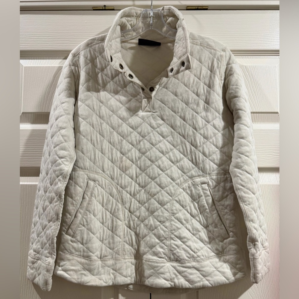 Marmot Women Roice Long Sleeve Pullover Quilted Quarter Snap Size S